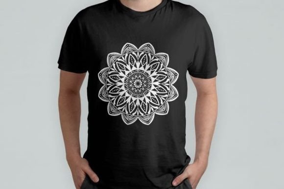 Download Editable Mandala Printed T-shirt Design - Printed Collection