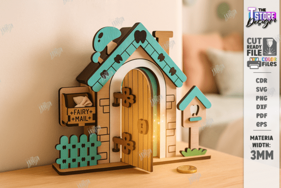 Download Tooth Fairy Door Laser Cut|Kids Room SVG - Premium Resources