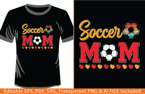 Download Women Soccer Mom Letter Printed Football - Printed Collection