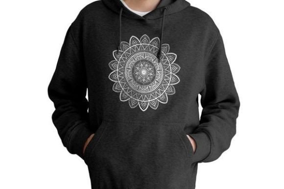 Download Mandala Printed T-shirt Design Editable - Printed Collection