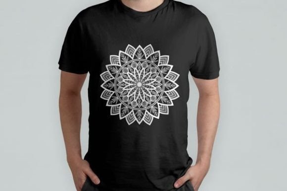 Download Editable Mandala Printed T-shirt Design - Printed Collection