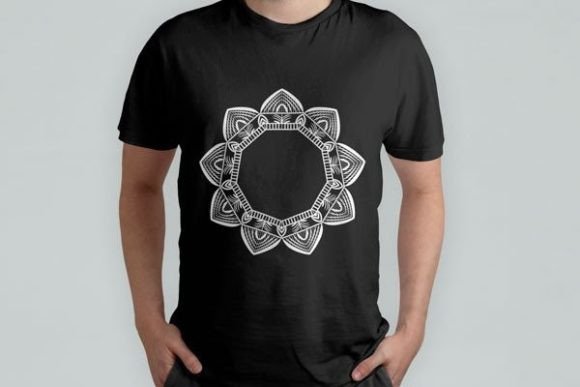 Download Editable Mandala Printed T-shirt Design - Printed Collection