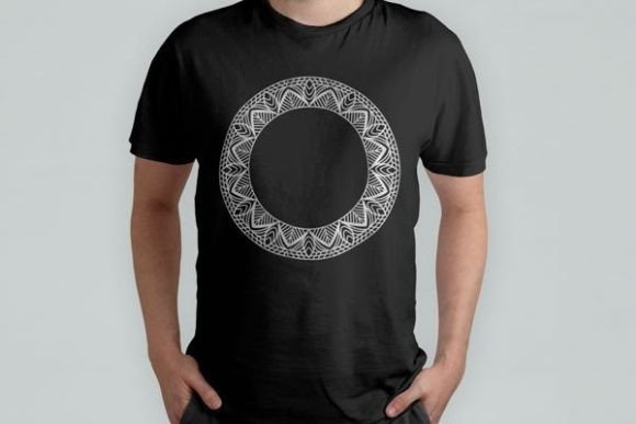 Download Editable Mandala Printed T-shirt Design - Printed Collection