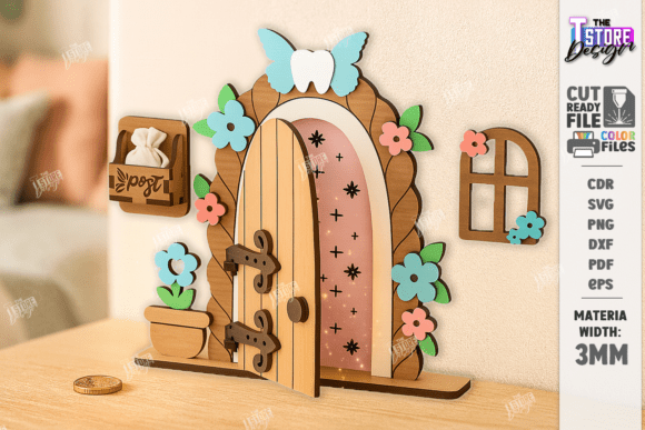 Download Tooth Fairy Door Laser Cut|Kids Room SVG - Premium Resources